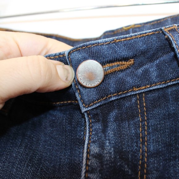 RICH & SKINNY Distressed High Rise Skinny Jeans 24 - Picture 3 of 6